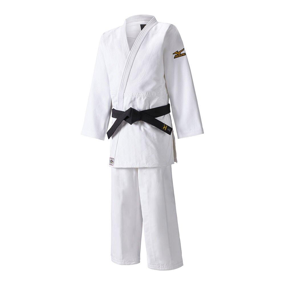 Men's Mizuno Judo White Yusho Best IJF Apparel - 5A1901